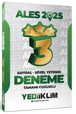 2025 ALES Sayısal Sözel Yetenek Tamamı Çözümlü 3 Yıldız Deneme
