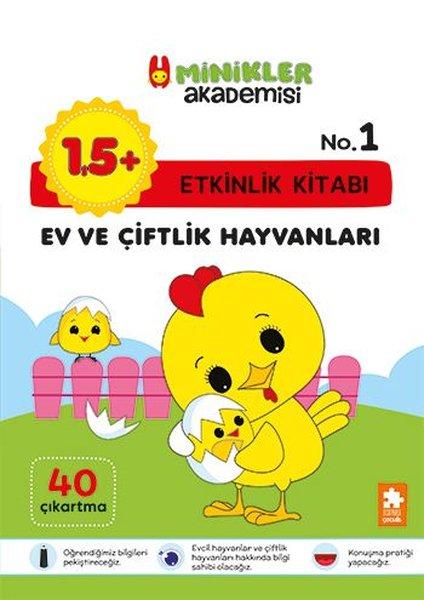 Minikler Akademisi - Ev ve Çiftlik Hayvanları | Eksik Parça Yayınları (İnce Kapak)  - Resim 1