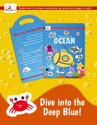 Ocean Sticker Book! | MuseKids (Ciltsiz)  - Resim 1