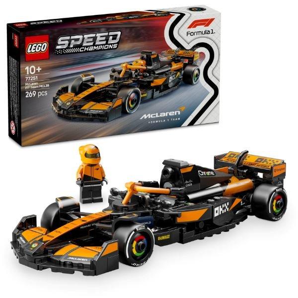 LEGO Speed Champions McLaren F1 Team MCL38 Yarış Arabası Seti 77251