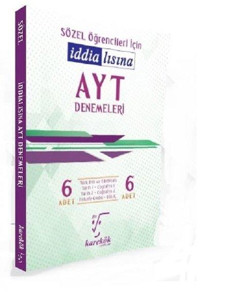 İddialısına AYT Denemeleri Sözel | Karekök Eğitim Yayın (İnce Kapak)  - Resim 1