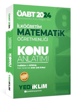 ÖABT İlköğretim Matematik Öğretmenliği Konu Anlatımı | Yediiklim Yayınları (Ciltsiz)  - Resim 1