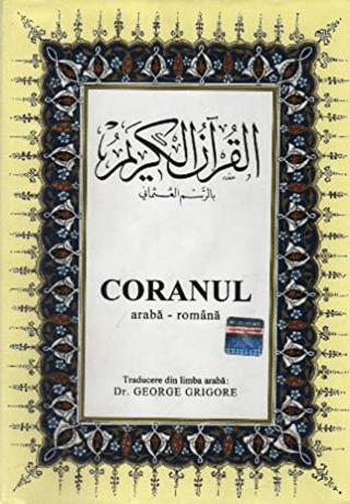 Coranul Romence Kuran-ı Kerim ve Tercümesi (Ciltli, İpek Şamua Kağıt, Orta Boy)