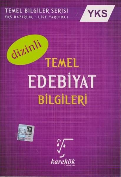 YKS Temel Edebiyat Bilgileri Dizinl | Karekök Eğitim Yayın (İnce Kapak)  - Resim 1