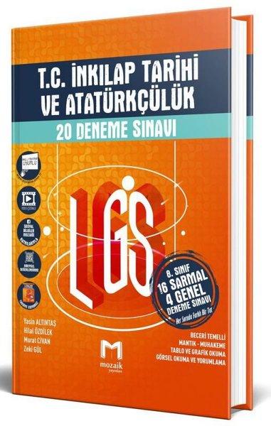 8.sınıf LGS T.C İnkılap Tarihi ve Atatürkçülük Deneme 20'li | Mozaik - Ders Kitapları (İnce Kapak)  - Resim 1