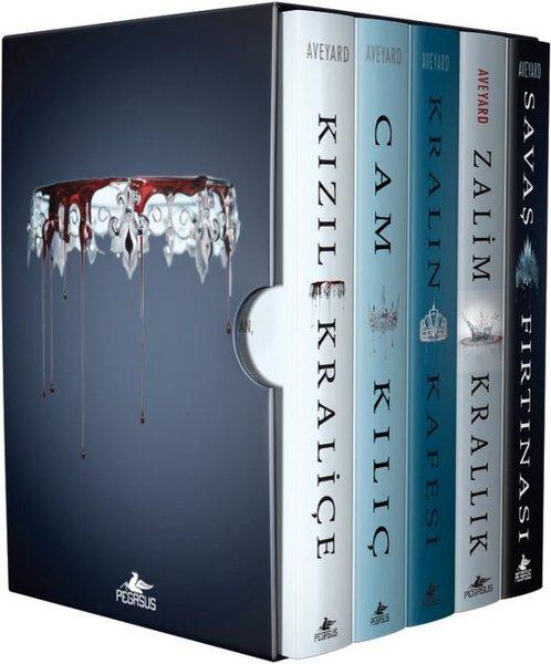 Kızıl Kraliçe Serisi-Kutulu Özel Set-5 Kitap Takım | Pegasus (Ciltli)  - Resim 1