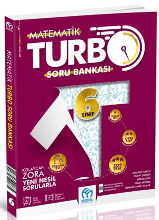 6. Sınıf Turbo Matematik Soru Bankası | Model Eğitim Yayıncılık (Ciltsiz)  - Resim 1