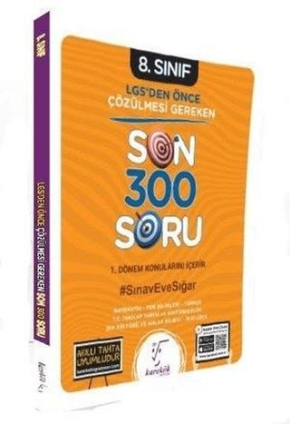 8. Sınıf LGS'den Önce Çözülmesi Gereken Son 300 Soru | Karekök Yayıncılık (Ciltsiz)  - Resim 1