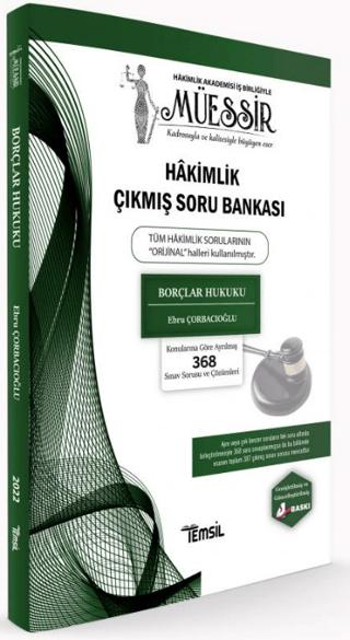 Müessir Borçlar Hukuku Hakimlik Çıkmış Soru Bankası