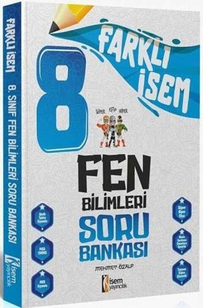 2024 8.Sınıf Fen Bilimleri Farklı İsem Soru Bankası | İsem Yayıncılık - Ortaokul (İnce Kapak)  - Resim 1