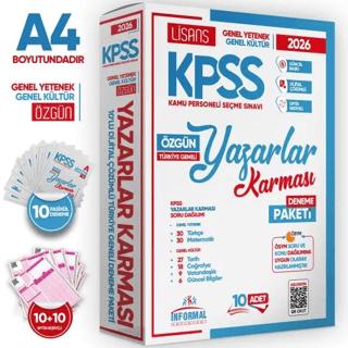 2026 KPSS Lisans GY-GK Yazarlar Karması Türkiye Geneli Kurumsal 10lu Dijital Çözümlü Deneme Paketi | Karakutu Yayın (Ciltsiz)  - Resim 1