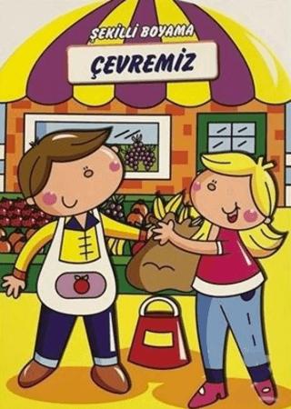 Çevremiz - Şekilli Boyama | Mikro Kitap (Ciltsiz)  - Resim 1