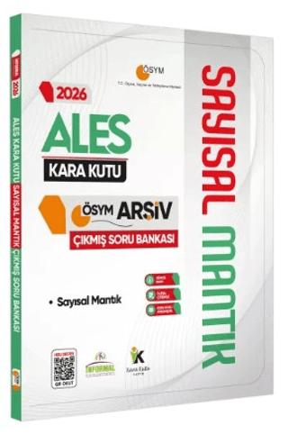 2026 ALES SAYISAL MANTIK Kara Kutu Konu Özetli Dijital Çözümlü ÖSYM Çıkmış Soru Havuzu Bankası | Karakutu Yayın (Ciltsiz)  - Resim 1