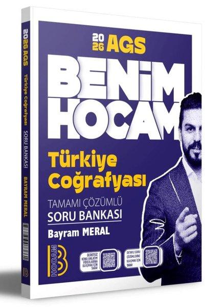 2026 AGS Türkiye Coğrafyası Tamamı Çözümlü Soru Bankası | Benim Hocam Yayınları (İnce Kapak)  - Resim 1