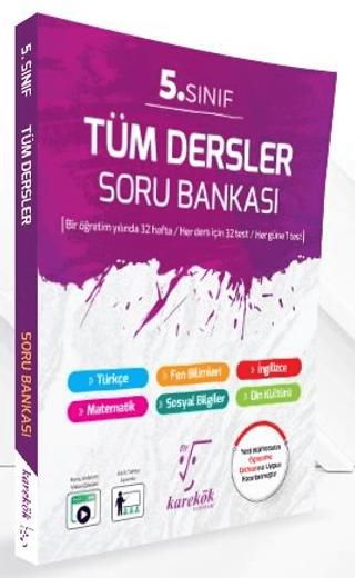5. Sınıf Tüm Dersler Soru Bankası | Karekök Yayıncılık (Ciltsiz)  - Resim 1