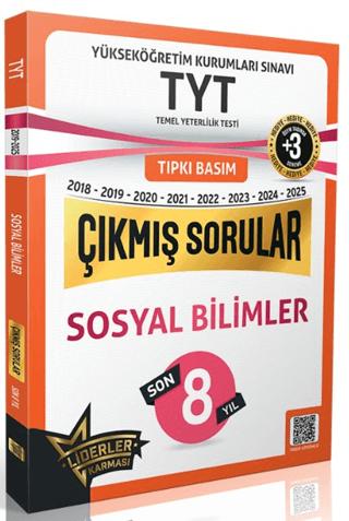 TYT Sosyal Bilimler Son 7 Yıl Çıkmış Sorular +3 ÖSYM Benzer Deneme Hediyeli (2018-2025) | Liderler Karması Yayınları (Ciltsiz)  - Resim 1