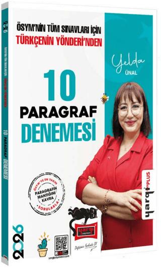 2026 Tüm Adaylar İçin Türkçenin Yönderinden Tamamı Çözümlü Paragraf 10 Deneme | Yargı Yayınevi (Ciltsiz)  - Resim 1