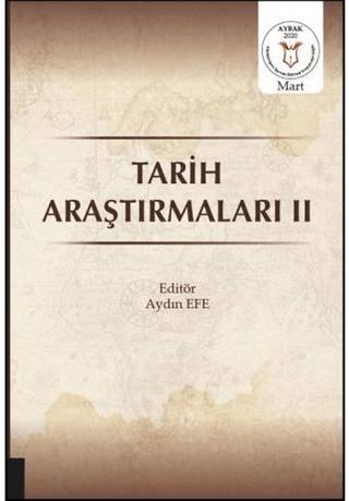Tarih Araştırmaları 2 | Akademisyen Kitabevi (Ciltsiz)  - Resim 1
