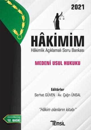 Hakimim - Hakimlik Açıklamalı Soru Bankası: Medeni Usul Hukuku | Temsil Kitap (Ciltsiz)  - Resim 1