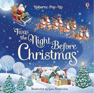 Pop-up 'Twas the Night Before Christmas | Usborne (Ciltsiz)  - Resim 1