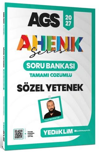 2027 MEB AGS Ahenk Serisi Sözel Yetenek Tamamı Çözümlü Soru Bankası | Yediiklim Yayınları (Ciltsiz)  - Resim 1