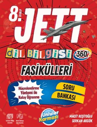 8. Sınıf Jett Dil Bilgisi Fasikülleri | Ünlüler Karması (Ciltsiz)  - Resim 1