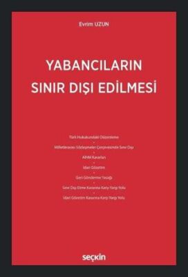 Yabancıların Sınır Dışı Edilmesi - Evrim Uzun kitap kapağı