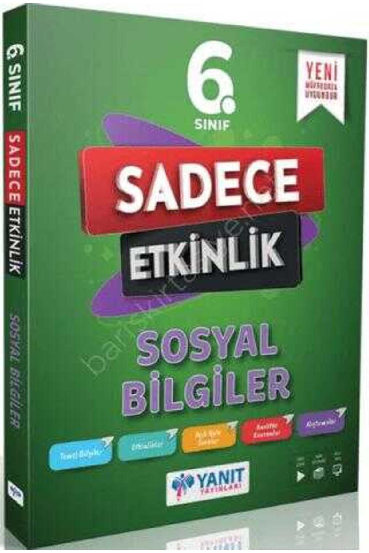 Yanıt Yayınları 6. Sınıf Sosyal Bilgiler Sadece Etkinlik Kitabı - Kolektif kitap kapağı