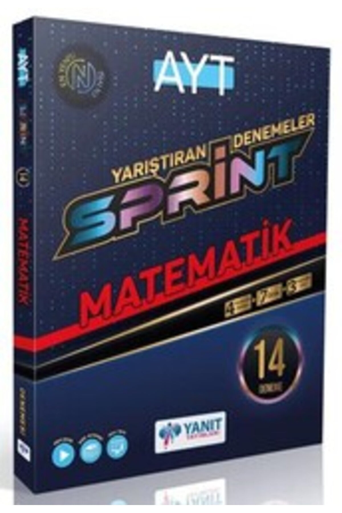 Yanıt Yayınları Ayt Matematik 14 Sprint Deneme - Kolektif kitap kapağı