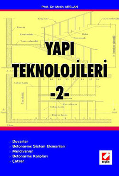 Seçkin Yayıncılık Yapı Teknolojileri 2 - Metin Arslan kitap kapağı