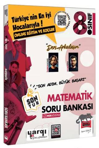 Yargı Ders Arkadaşım 8. Sınıf LGS Matematik Son Tur Soru Bankası - Serkan Kebenç kitap kapağı
