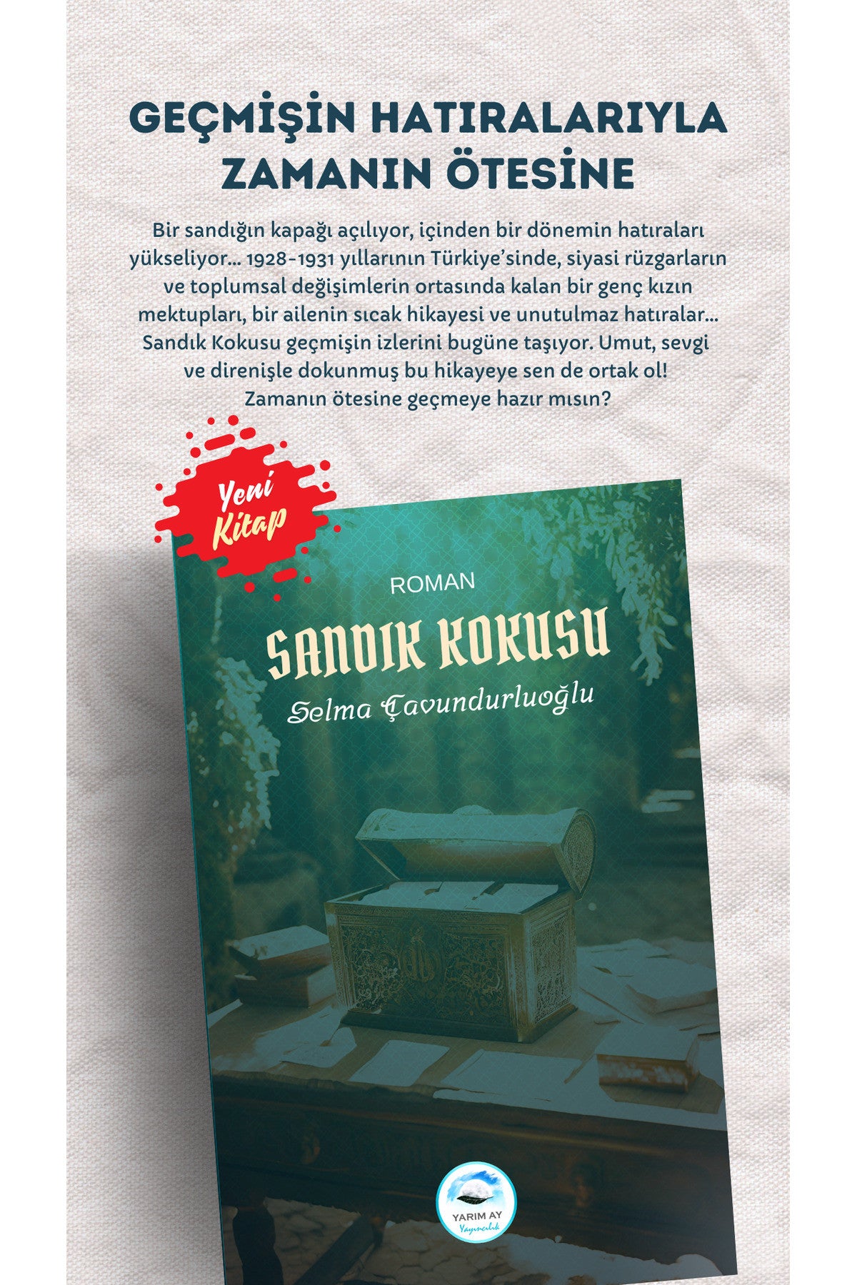 Yarım Ay Yayıncılık SANDIK KOKUSU kitap kapağı