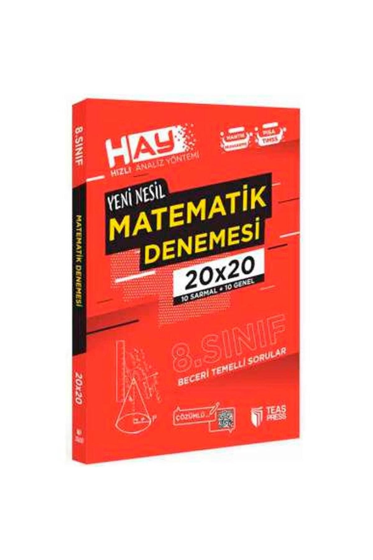 Yayınları 8. Sınıf Matematik Hay 20x20 Denemesi kitap kapağı