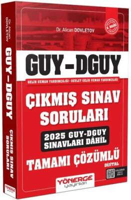 2023 GUY DGUY Gelir Uzman Yardımcılığı Çıkmış Sınav Soruları - Ali Can Dovletov kitap kapağı
