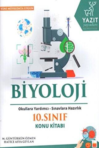 10. Sınıf Biyoloji Konu Kitabı - Hatice Asya Geylan kitap kapağı
