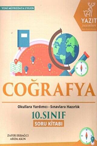 10. Sınıf Coğrafya Soru Kitabı - Zafer Erbağcı kitap kapağı