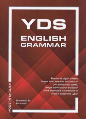 YDS English Grammar - Nizamettin Er kitap kapağı