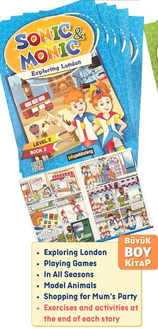 Yds Publishing Yayınları 3. Sınıf Sonıc Monıc Readers 2 - Kolektif kitap kapağı