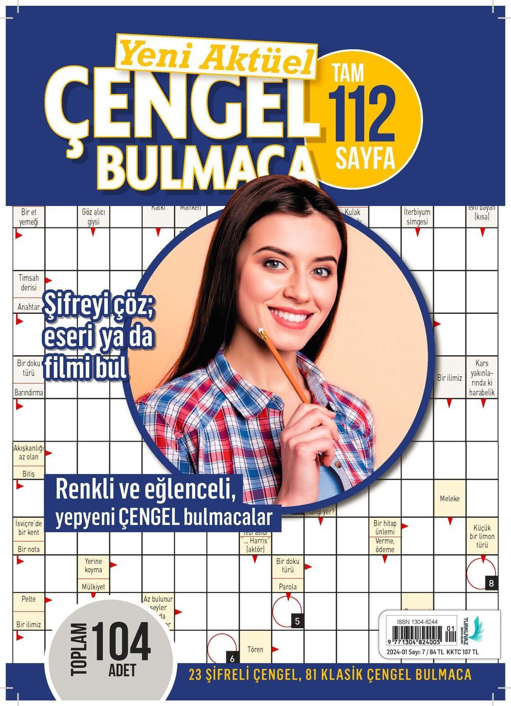 Turkuvaz Dergi YENİ AKTÜEL ÇENGEL BULMACA 2024 | Turkuvaz Dergi