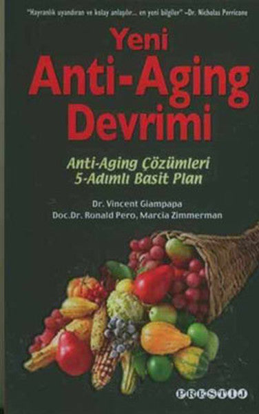 Yeni Anti-Aging Devrimi - Vincent Giampapa kitap kapağı