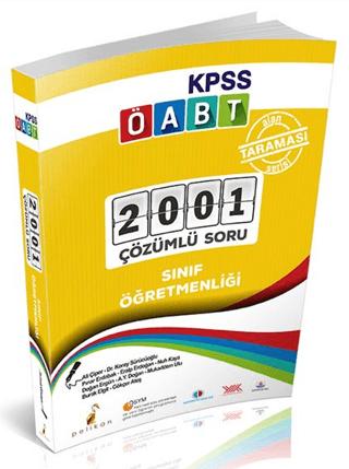 KPSS ÖABT Sınıf Öğretmenliği Alan Taraması Serisi 2001 Çözümlü Soru