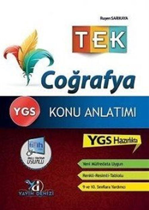 YGS Tek Coğrafya Konu Anlatımlı Cep Kitabı kitap kapağı