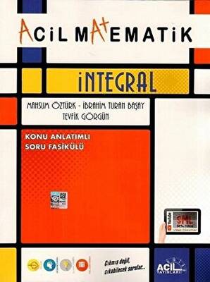 YKS Acil Matematik İntegral - Mahsum Öztürk kitap kapağı