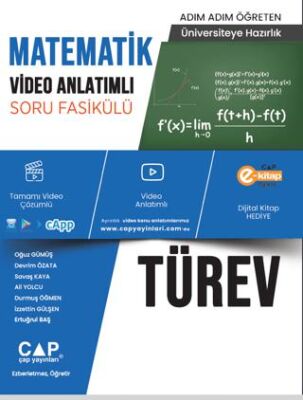 Üniversiteye Hazırlık Matematik Video Anlatımlı Türev Soru Fasikülü - Kolektif kitap kapağı