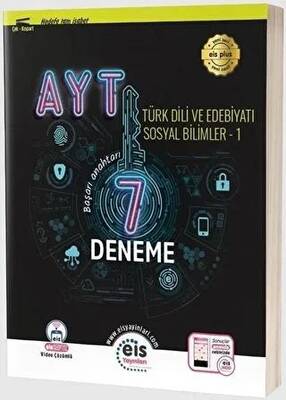 YKS AYT Türk Dili ve Edebiyatı Sosyal Bilimler - 1 7`li Deneme - Kolektif kitap kapağı