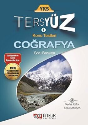 Nitelik YKS TYT AYT Coğrafya Tersyüz Soru Bankası - Sedat Akkaya kitap kapağı