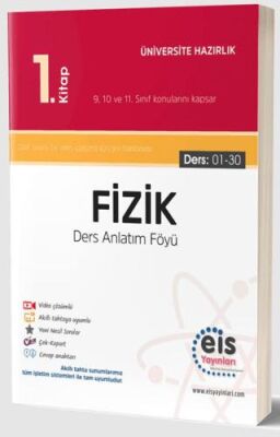 Eis Yayınları Eis Yks Daf Fizik 1.Kitap Ders Anlatım Föyü 2020-2021 - Kolektif kitap kapağı