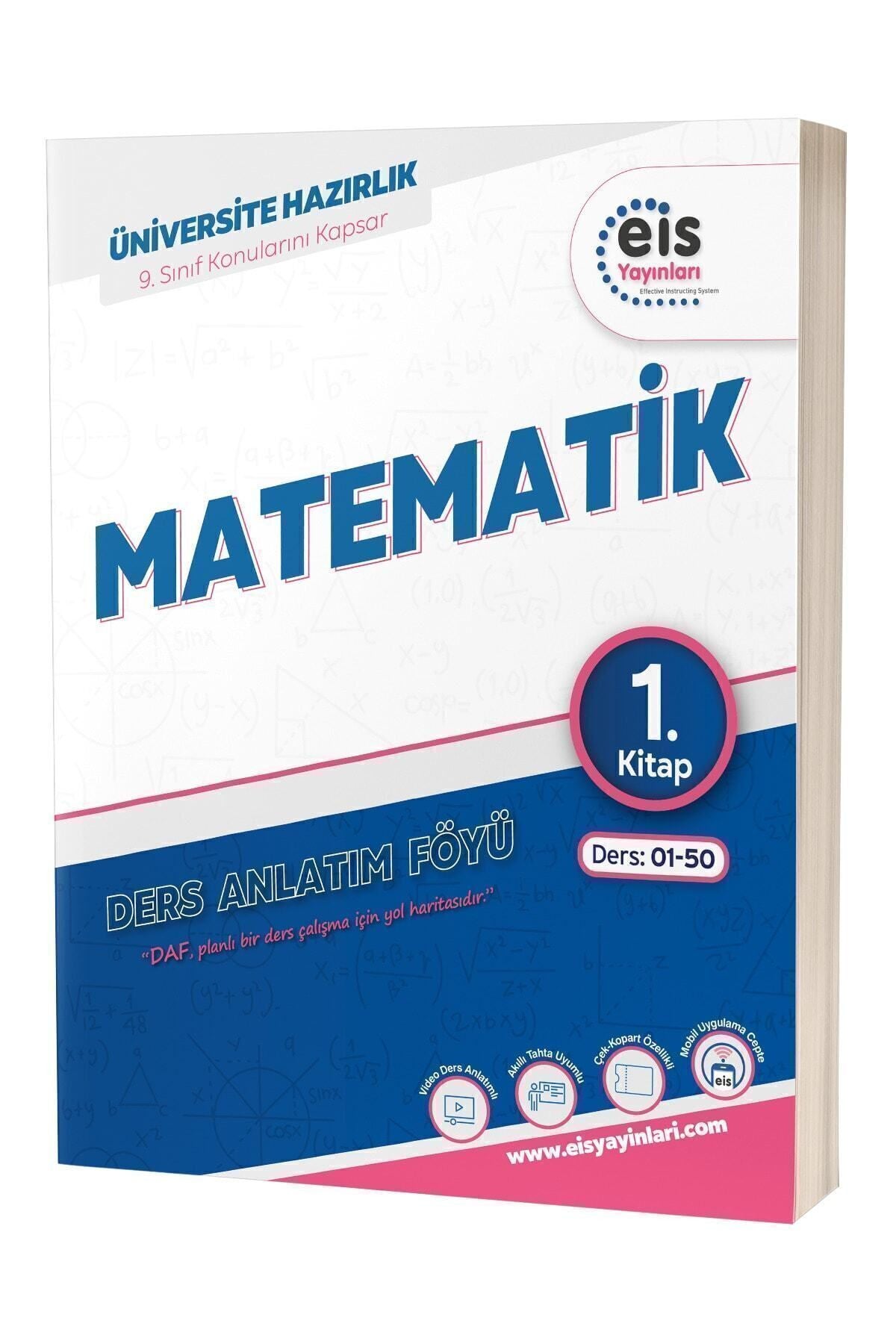 YKS DAF Matematik 1.Kitap Mavi Seri Ders Anlatım Föyü - Kolektif kitap kapağı