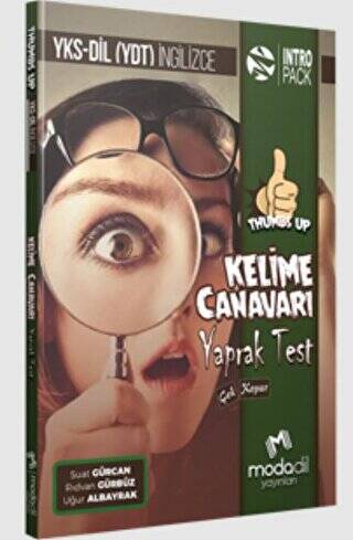 Yks-Dil Intro Pack - Kelime Canavarı - Yaprak Test / Suat Gürcan / Modadil Yayınları / 9786057321794 - Suat Gürcan kitap kapağı