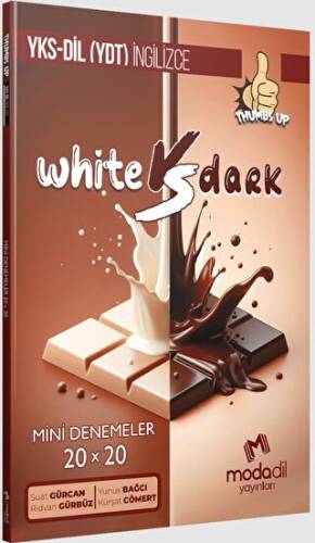 YKS YDT DİL Thumbs Up 20 x 20 Mini Deneme White VS Dark - Suat Gürcan kitap kapağı
